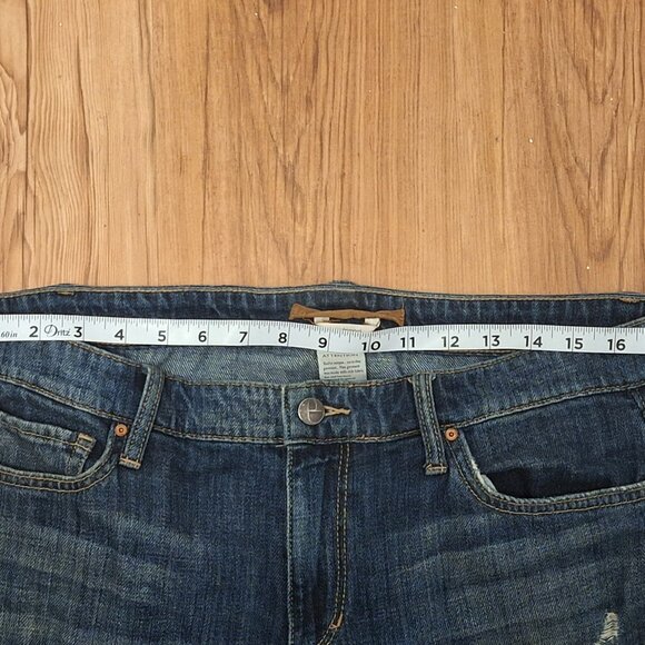 Else Denim Distressed Boyfriend Jeans - Dark Wash - Picture 5 of 6